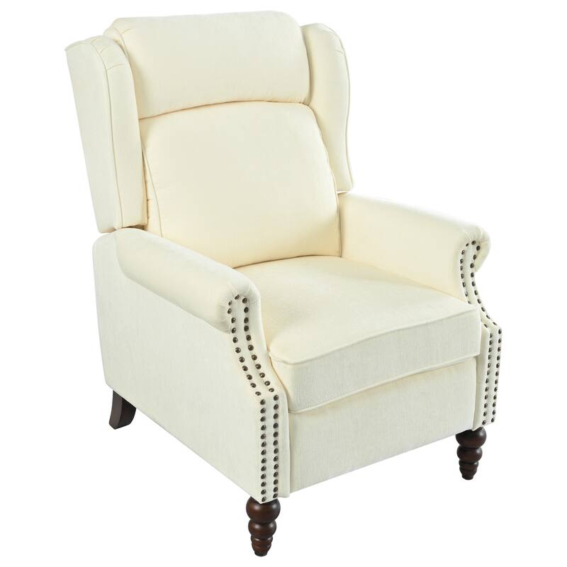 29.75" Push Back Recliner Chair Upholstered Recliner