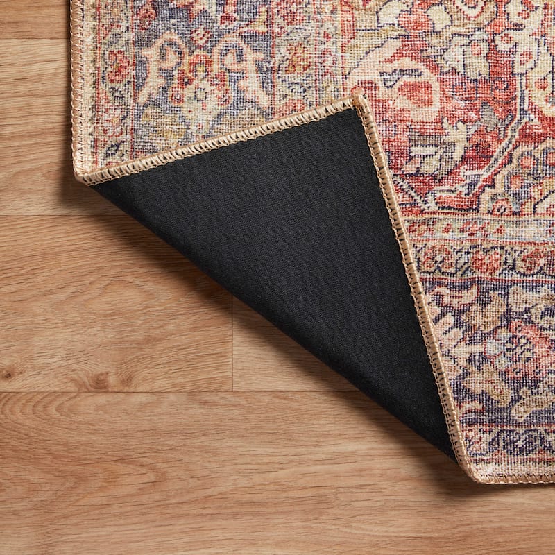 Alexander Home Victoria Bohemian Botanical Printed Area Rug