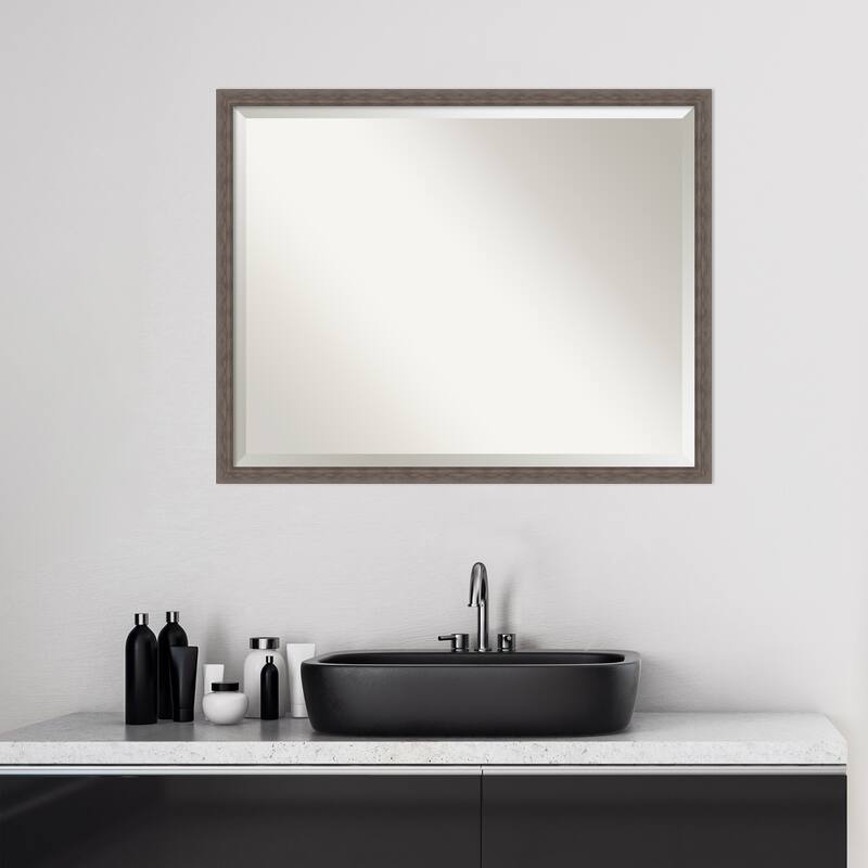 Beveled Bathroom Wall Mirror - Hera Frame