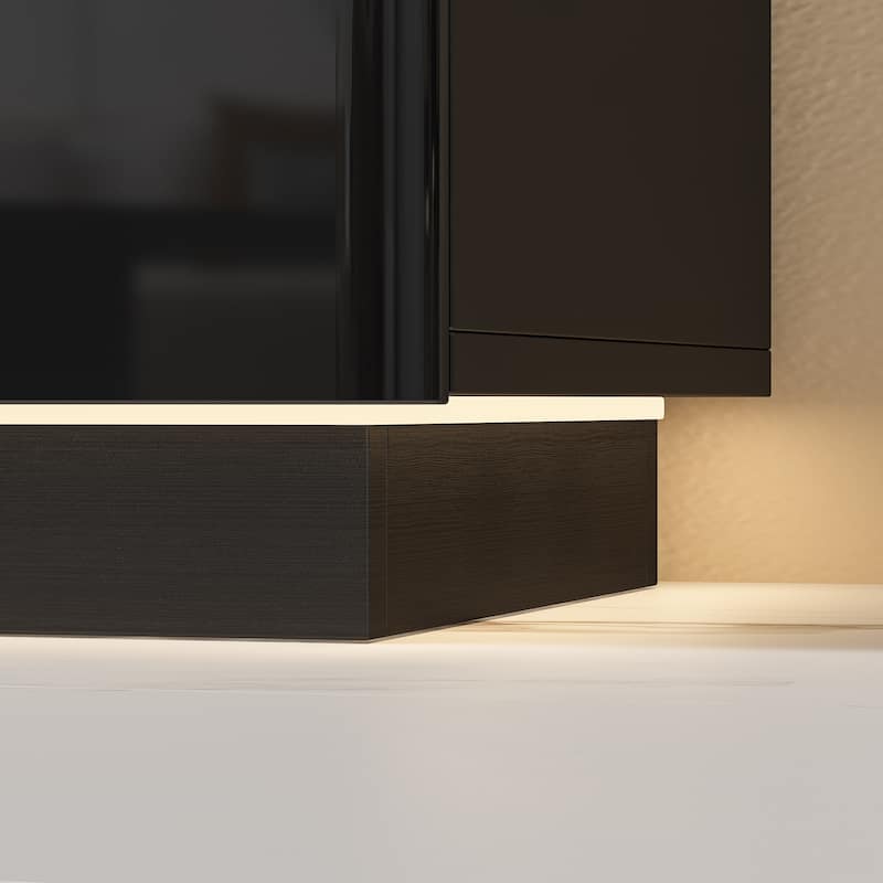 HighGloss LED TV Stand TV Entertainment Center TV Console Media Gaming