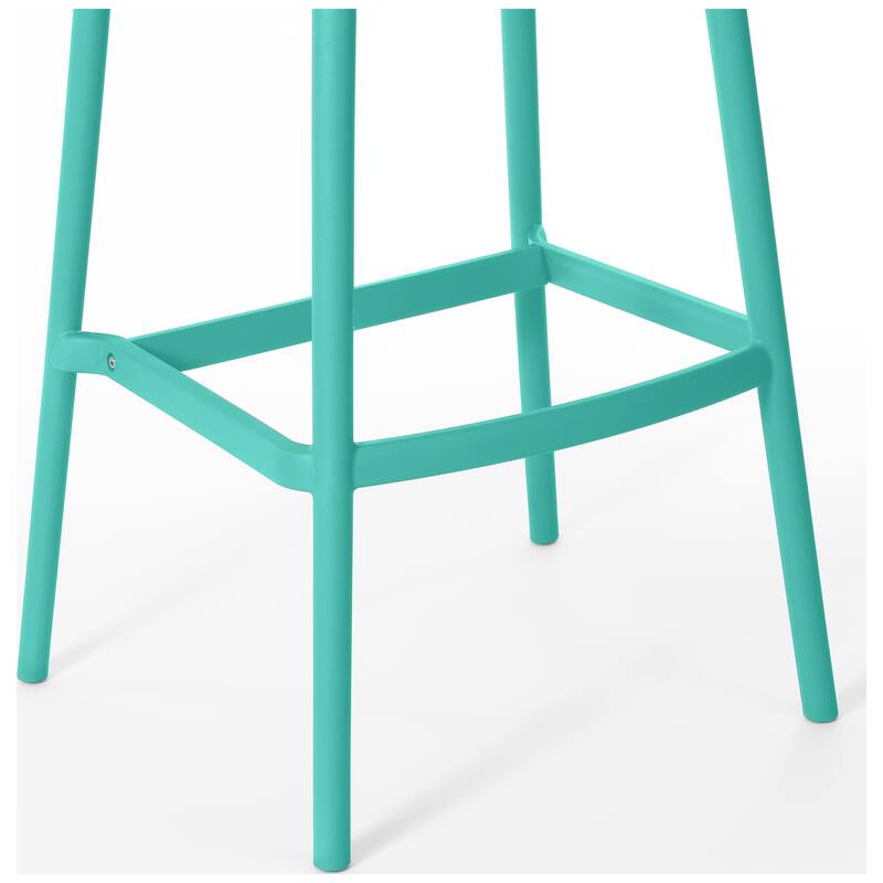 Frond and Form 29.5 Inch Outdoor Bar Stool (Set of 2)