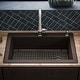 preview thumbnail 31 of 86, Karran Drop-In Quartz 33 in. 1-Hole Single Bowl Kitchen Sink Kit