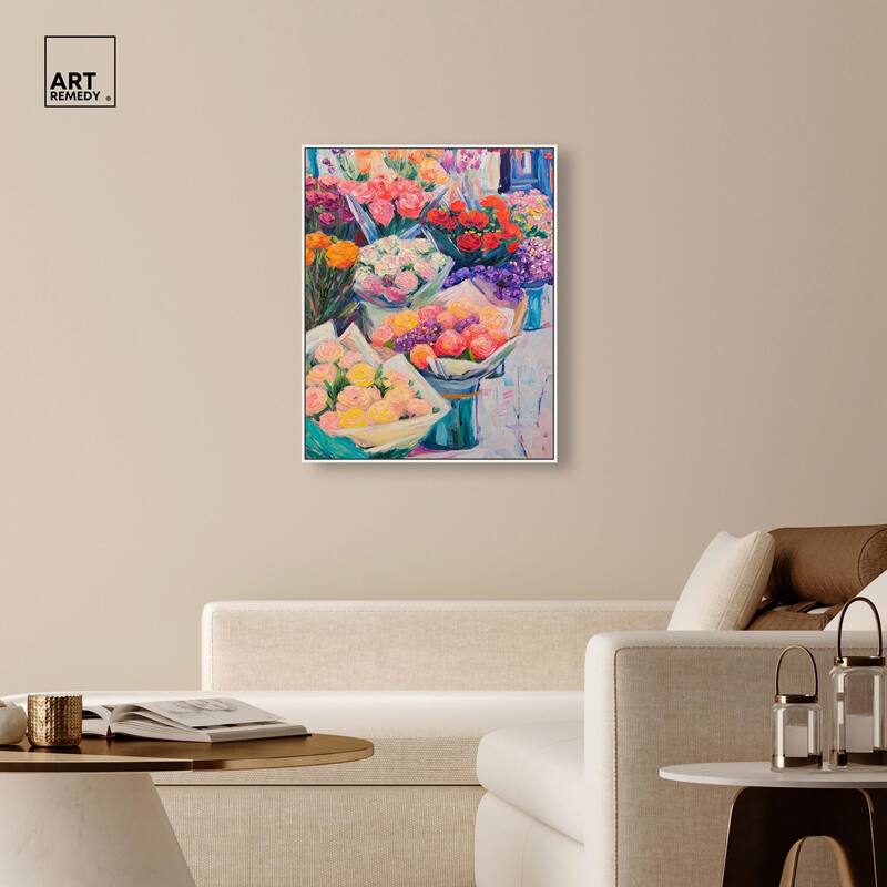 Market Blooms II Canvas by Art Remedy