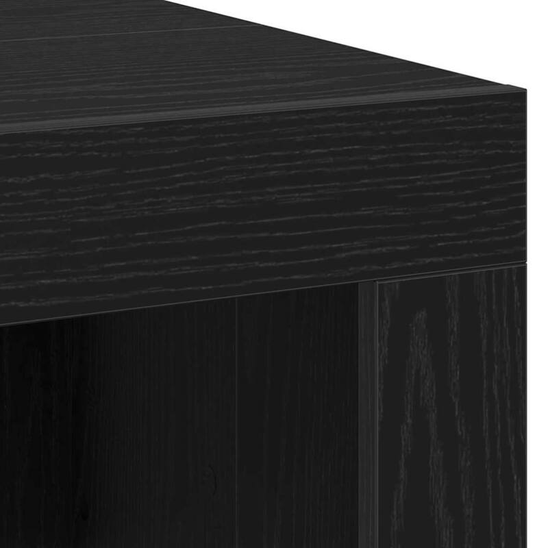 vidaXL Coffee Table Black oak - 19.7 x 40.2 x 13.8