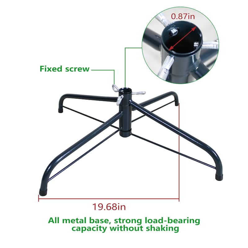 Classic Pencil Christmas Tree - Slim Shape, Dense Realistic Branches, Halloween/Christmas - Green