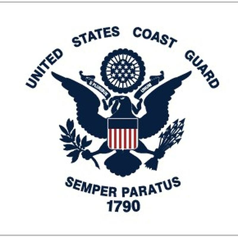 3'x5' U.S. Coast Guard (USCG) Outdoor Nylon Flag