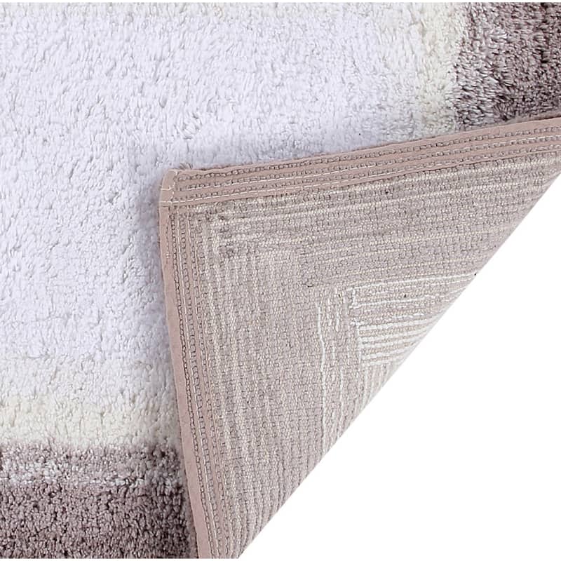 Better Trends 100% Cotton Super Soft & Highly Water Absorbent Bathroom Rugs-Torrent Collection Tufted Machine Washable Bath Mats