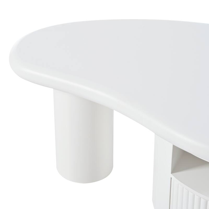 Cloud Coffee Table with 1 Dreawer and Shelf