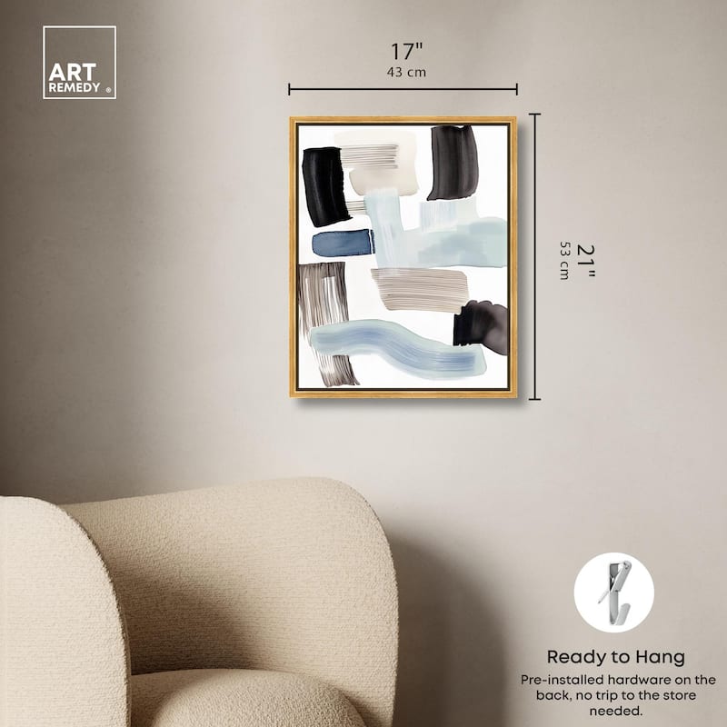 Abstract Order Canvas by Art Remedy
