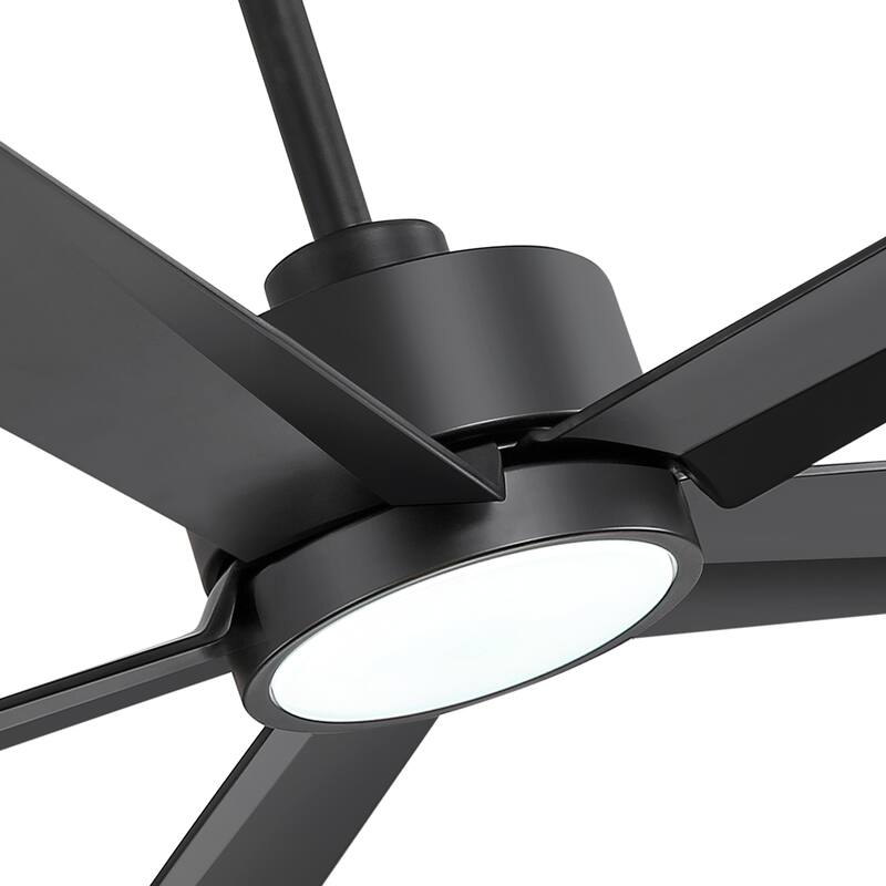 Breezary 65"/52"/42" 5-Blade LED Ceiling Fan with Light Kit and Remote