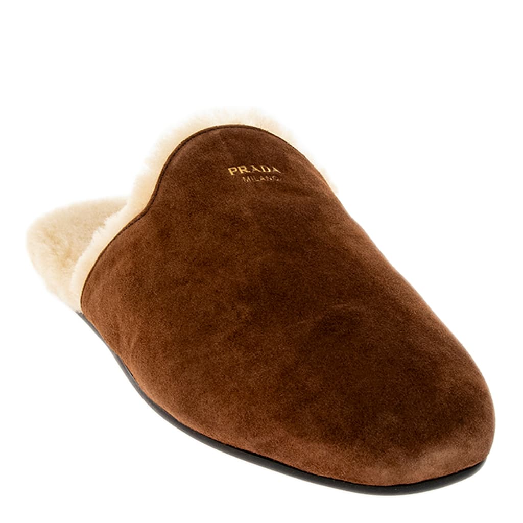 Prada Suede Sabots