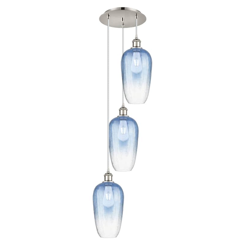 Innovations Lighting Endless Possibilities Ballston - Brookhaven Flute - 3 Light 14" Cord Hung Multi Pendant