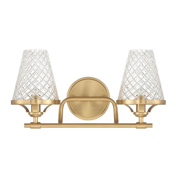 Warm brass vanity light discount