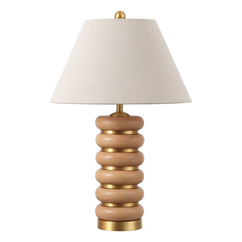 SAFAVIEH Selene 25-inch Resin & Metal Table Lamp (LED Bulb Included) - 16"W x 16"D x 25"H