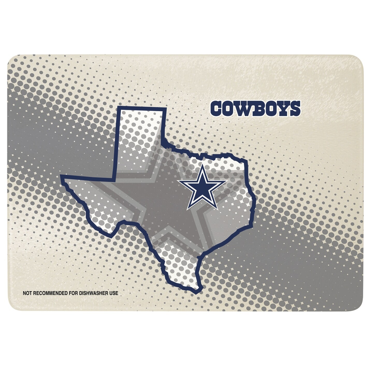 Shop Dallas Cowboys 12 X 8 Glass Cutting Board Overstock