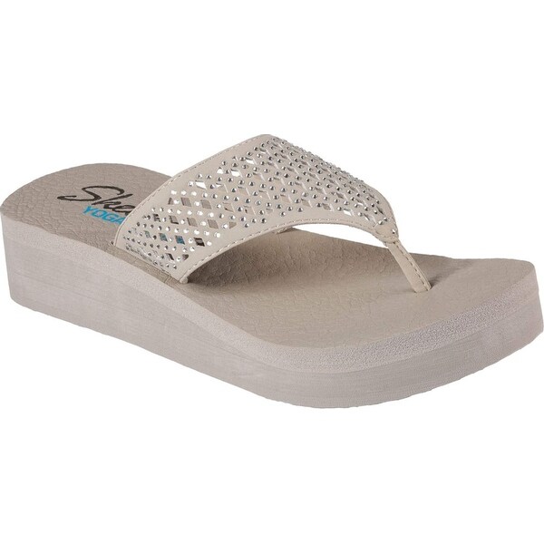 skechers flip flops memory foam