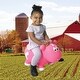 preview thumbnail 2 of 1, Toddler Boys and Girls Farm Hopper Bounce Toy, Pink Cow