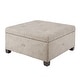 preview thumbnail 4 of 21, Madison Park Della Soft Close Storage Ottoman
