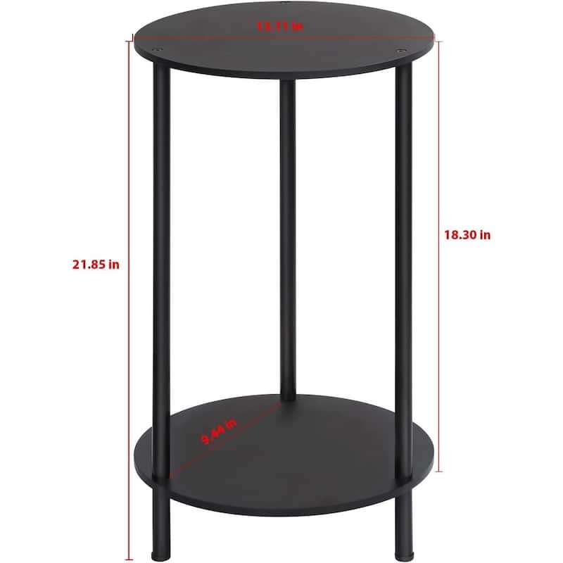 Small End Tables Living Room Set of 2