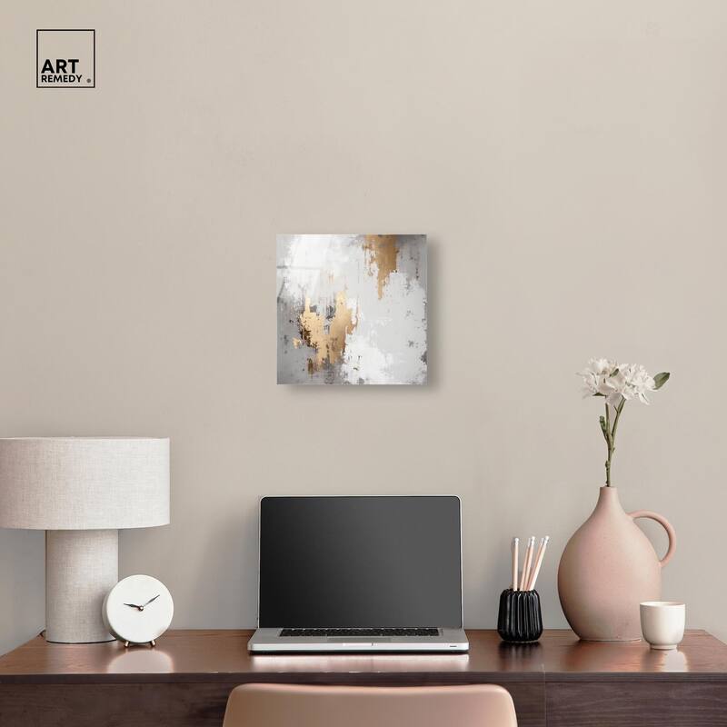 Ghostly Glimmer I Acrylic by Art Remedy, Ready to Hang