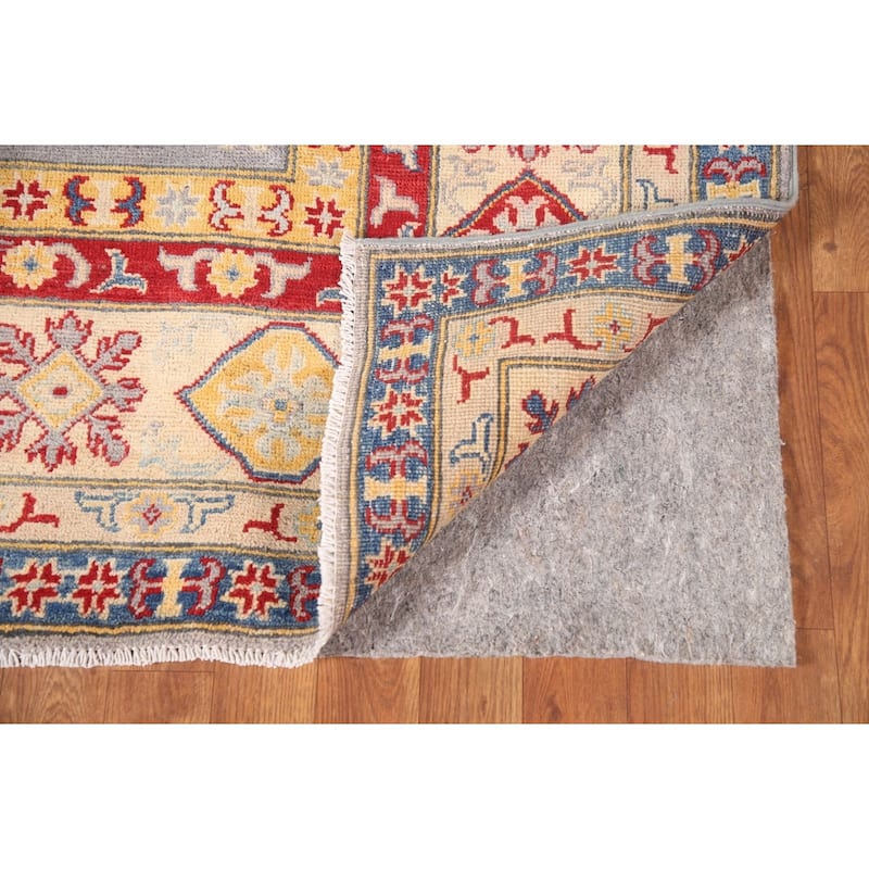 Oriental Kazak Area Rug Hand-Knotted Wool Carpet - 6'7" x 10'2"