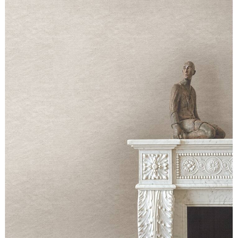 Kenneth James Azmaara Taupe Texture Wallpaper - 20.5in x 396in x 0.025in