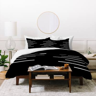 Kelly Haines Geometric Stripes Duvet Cover Set