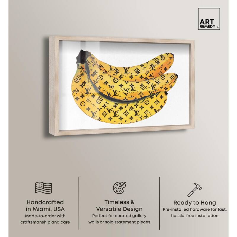 Fashion Bananas Shadowbox by Art Remedy