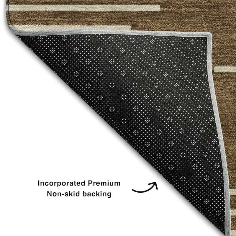Premium Washable Super Soft Modern Geo Mayfield Rug