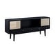 preview thumbnail 3 of 24, SEI Furniture Simms Mid-century Modern Media TV Stand for TV's up to 68"