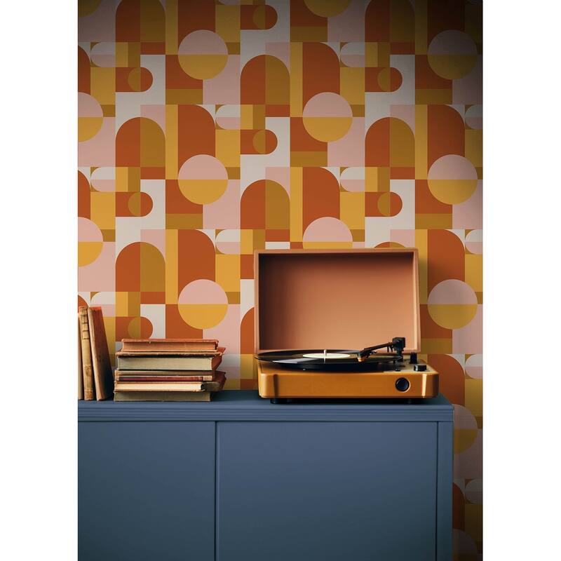 Very Gay Paint Boxanne Orange Peel and Stick Wallpaper