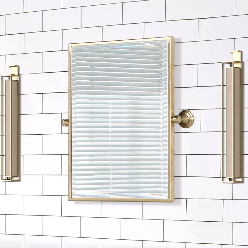 Metal Retangular Mirror 18" X 24"