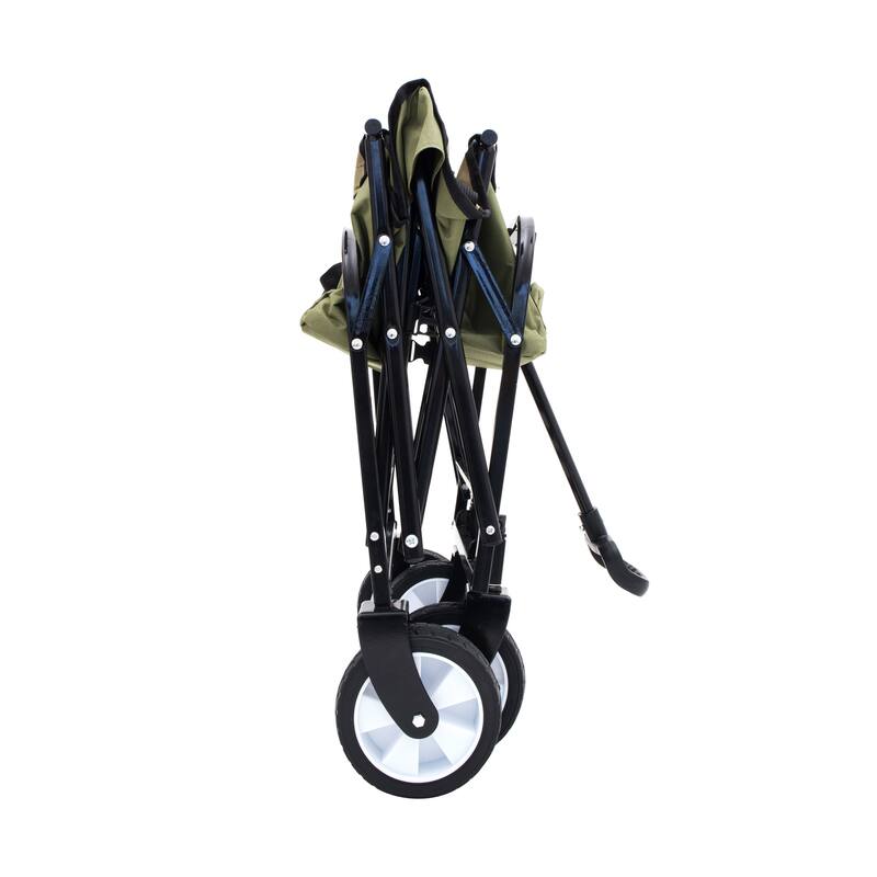 Foldable Wagon with Straps, Beach & Utility Cart, 225lb Capacity