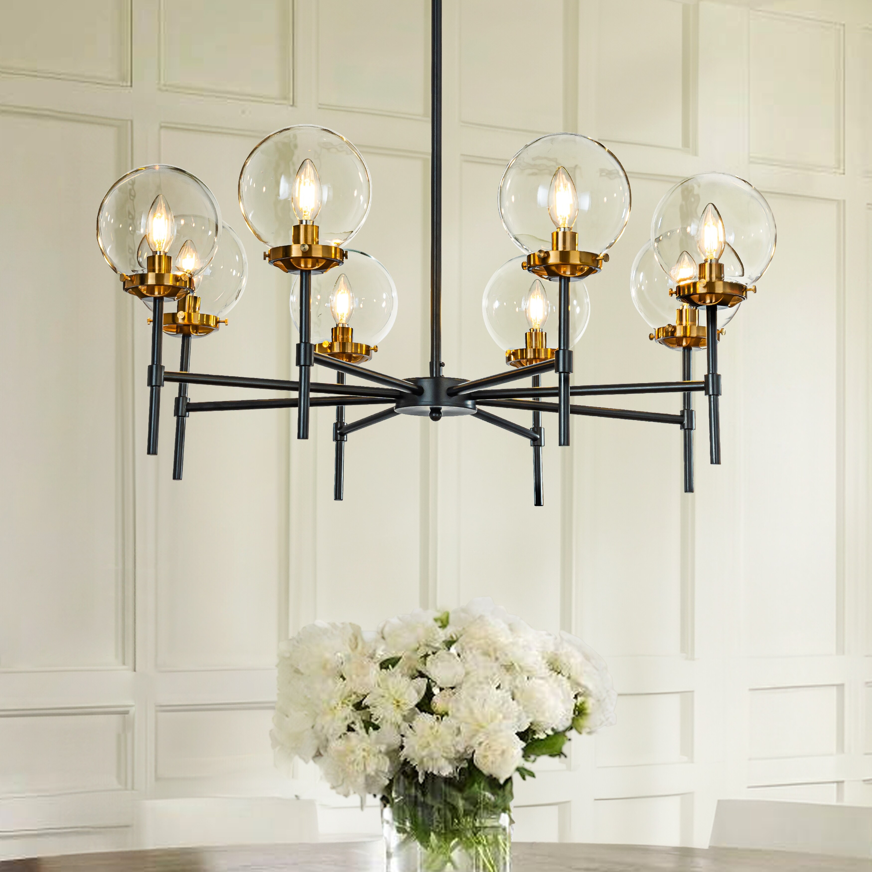Round globe light fixture online