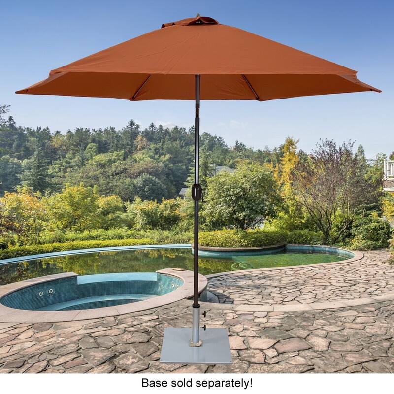 Tropishade 9 ft. Aluminum Bronze Patio Umbrella, Rust cover