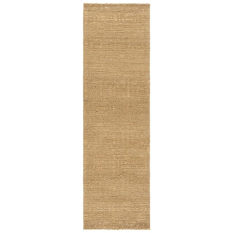 SAFAVIEH Handmade Natural Fiber Hyacinta Jute Rug - 2'3" x 8' Runner - Natural