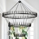 preview thumbnail 24 of 30, Large Black Wagon Wheel Chandelier Farmhouse Pendant Light Fixture