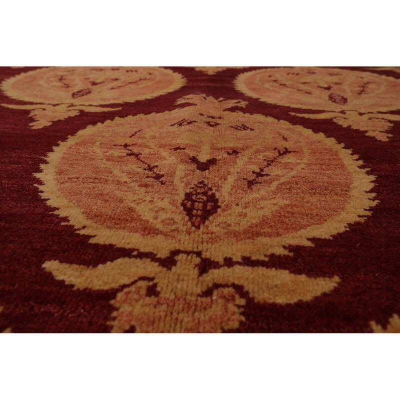 Hand Knotted Michaelian & Kohlberg Rust Tibetan 100% Wool Area Rug - 9' x 11' 10''