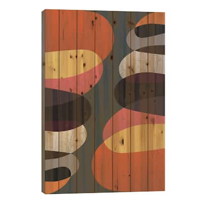 Graphic I Print On Wood by Susana Paz - Multi-Color