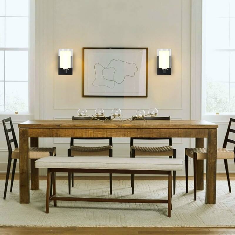 E26 Wall sconces black bedroom wall lighting glass wall lighting