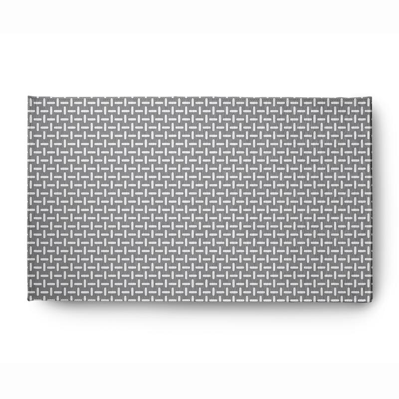 Woven Stitch Soft Chenille Rug - 3' x 5' - Grey