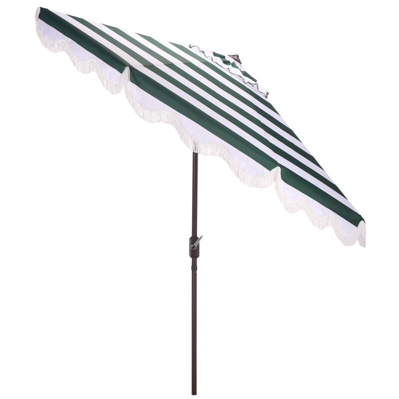 SAFAVIEH Outdoor Living Lucerna 9ft Crank Umbrella