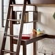 preview thumbnail 9 of 35, Walker Edison Solid Wood Twin Loft Bed with Desk