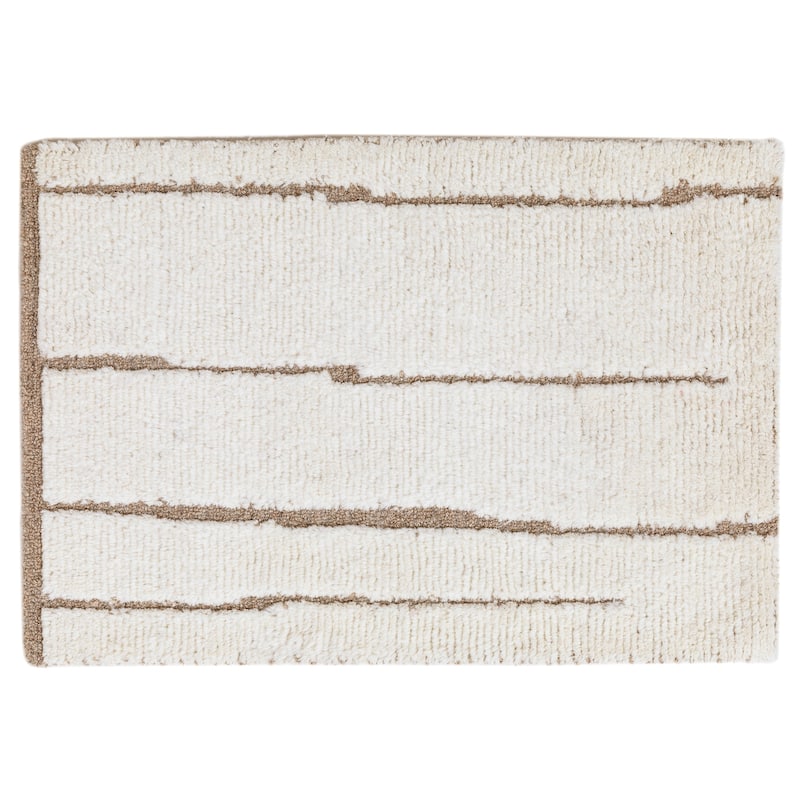 Terra by Obeetee Sun Lines Rug - Straw Stripe - 2' x 3'