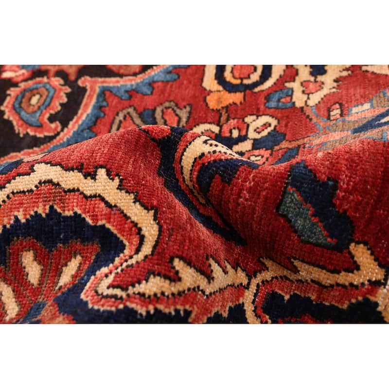 ECARPETGALLERY Hand-knotted Kayseri Vintage Red Wool Rug - 6'8 x 10'0