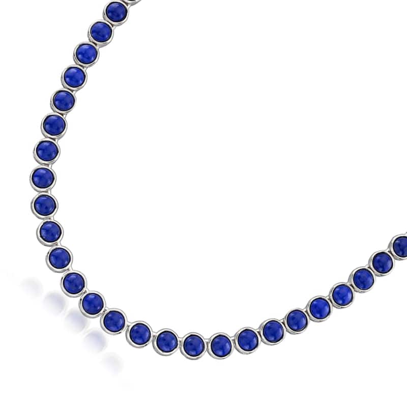 925 Sterling Silver Lapis Lazuli Necklace