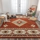preview thumbnail 2 of 14, Alora Decor Ryder Brown, Tan, and Grey Hand-tufted Wool Rug