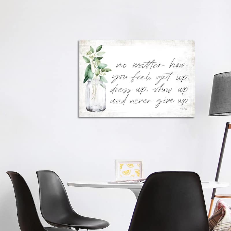 iCanvas "No Matter How You Feel" by Marla Rae Canvas Print - 26x40x1.5