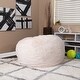 preview thumbnail 16 of 53, Oversized Refillable Bean Bag Chair for Kids and Adults White Furry