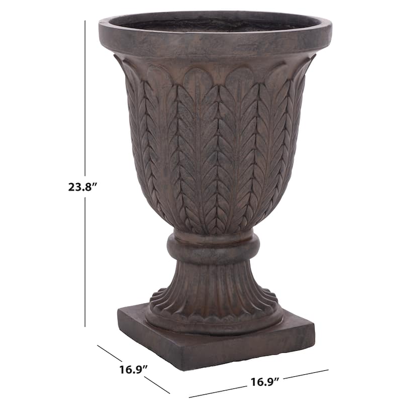 SAFAVIEH Outdoor Living Apollo Planter Pot - 17"W x 17"D x 24"H